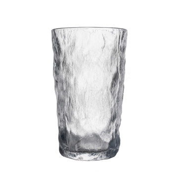 366ml Glass Water Cup Glacier Texture